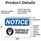 Signmission Painting In Progress Sign With Symbol, 10 in W x Rectangle, Vinyl Decal OS-2PACK-NS-D-710-L-17109 - alternate 3